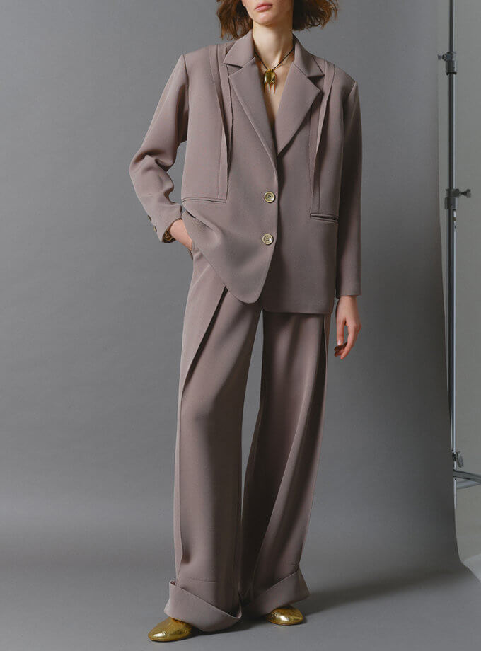 Брюки зі складками OUN (OUN_FW23-02-PANTS)