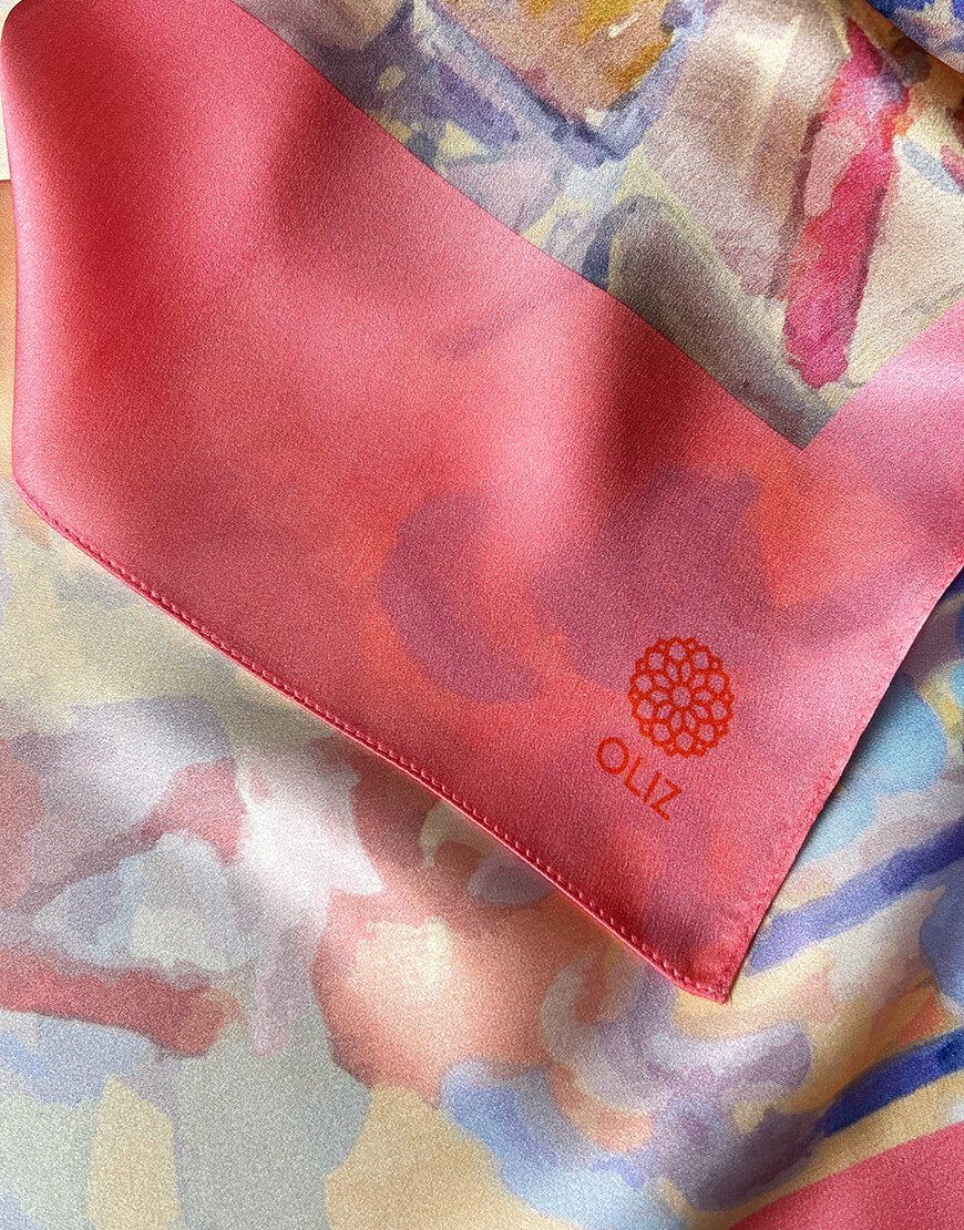 Олексій Шовкуненко. Завод працює. Донецьк (2) Херсонський музей: шовкова хустка Завод працює OLIZ (OL_020) - фото 3