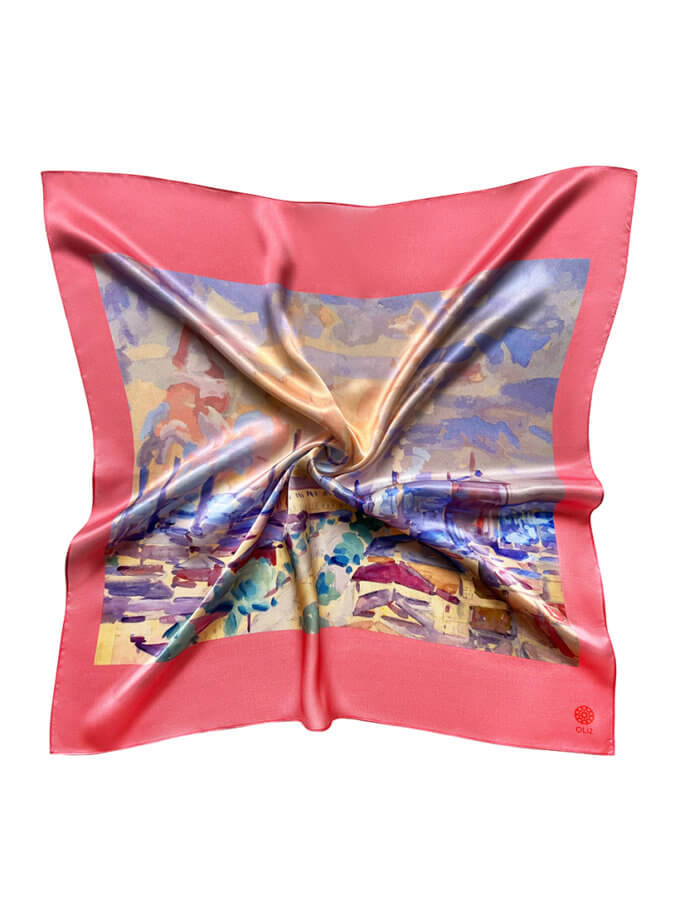 Херсонський музей: шовкова хустка Завод працює OLIZ (OL_020)