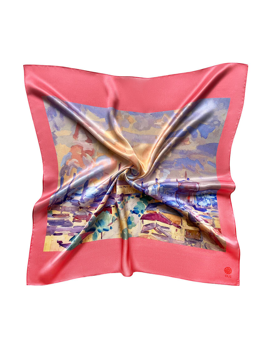 Олексій Шовкуненко. Завод працює. Донецьк (4) Херсонський музей: шовкова хустка Завод працює OLIZ (OL_020) - фото 2