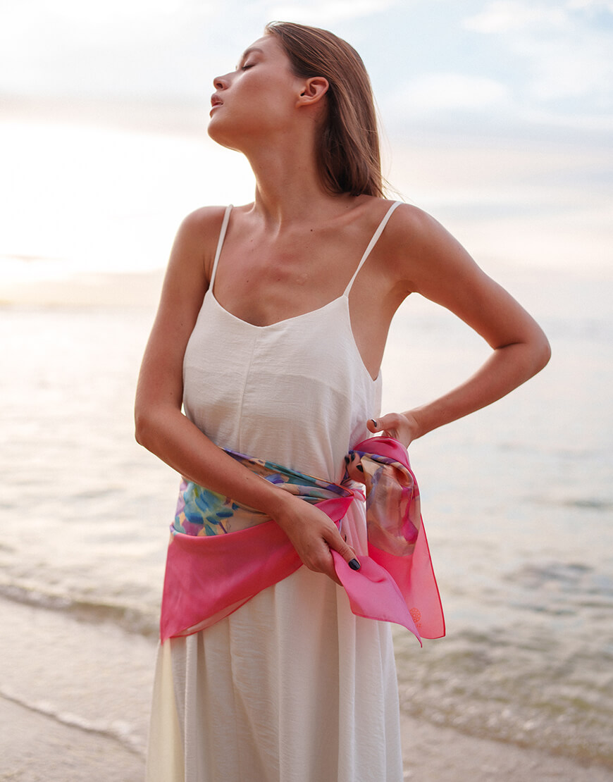 Олексій Шовкуненко. Завод працює. Донецьк (7) Херсонський музей: шовкова хустка Завод працює OLIZ (OL_020) - фото 6