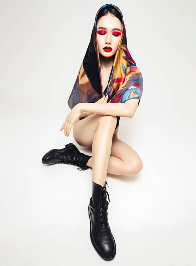 Хустка Абстракція №4 OLIZ (OL_032)