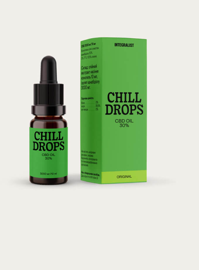 Олія CBD Chill Drops 30% Original INTEGRALIST (INTGR_CB30OG)