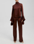 Костюм з блузою та штанами з віскози THE ESSENCE (ESSNC_TE-22)