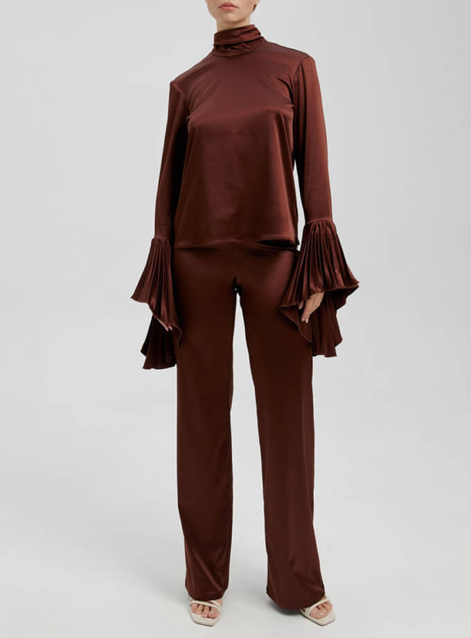 Костюм з блузою та штанами з віскози THE ESSENCE (ESSNC_TE-22)