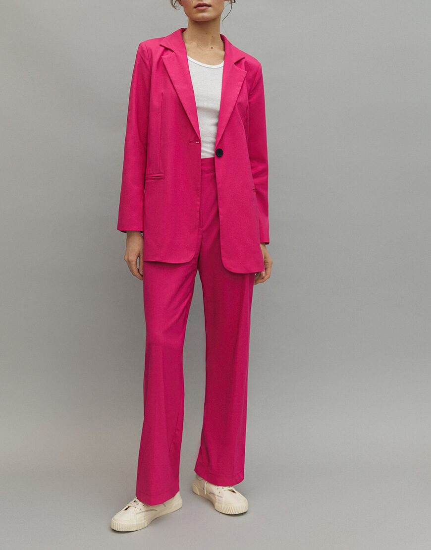 ESSNC_TE23-13-1 Однобортний піджак кольору фуксія THE ESSENCE (ESSNC_TE23-13) - фото 2