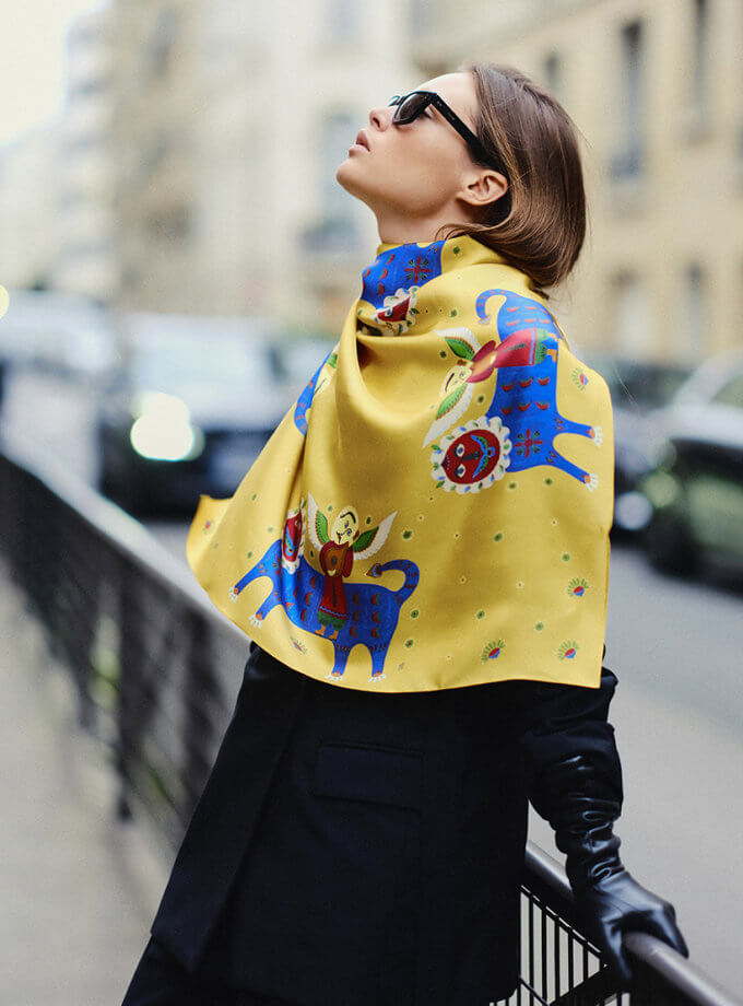 Шовкова хустка Ангел OLIZ (OL_064)