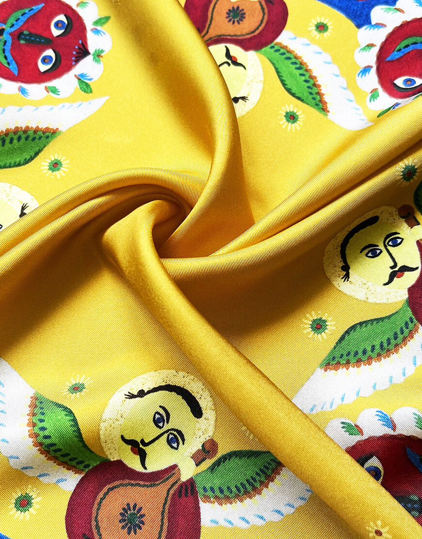 angel6 Шовкова хустка Ангел OLIZ (OL_064) - фото 8