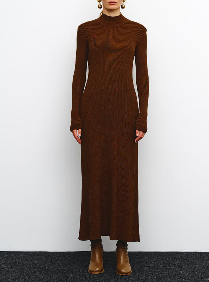 Сукня Aveline коричнева J.D.WOOL (JDW_ J.D.2779)