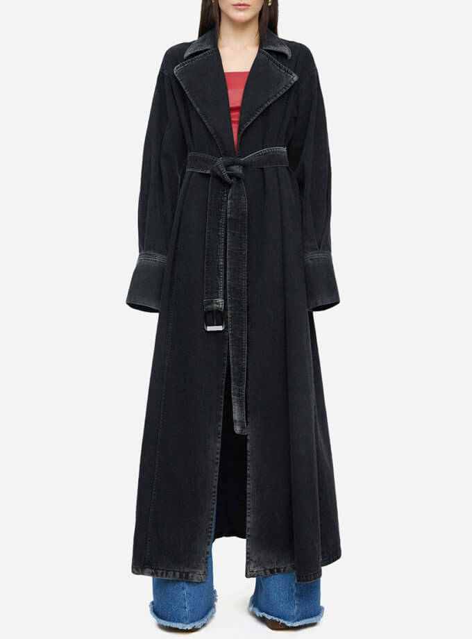 Плащ джинсовий MATCH DENIM (MTCH_SP23-COAT-BLACK-OS)