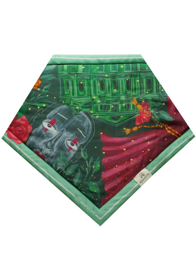 Утеплена хустка Курбас NESAMOVYTO (NST_OBLK2)