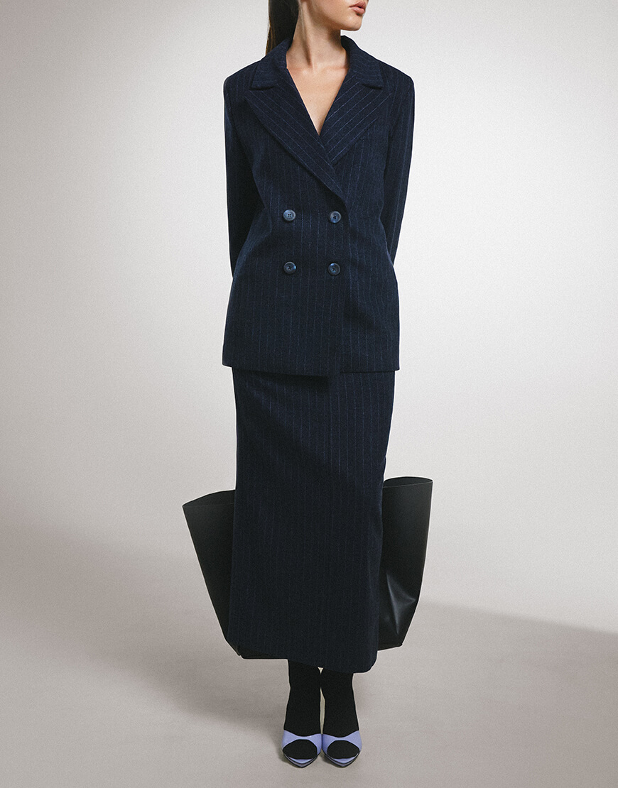 nicolenavy1 Спідниця Nicole темно-синя у смужку MY x MY (MC_MY34123) - фото 2