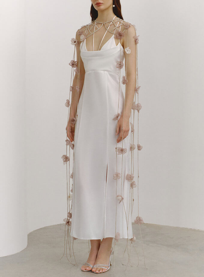 Декоративна накидка з квітів OUN (OUN_S-SS23-16-FLORAL-DÉCOR)