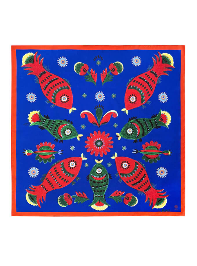 Шовкова хустка Сонячний водограй OLIZ (OL_066)