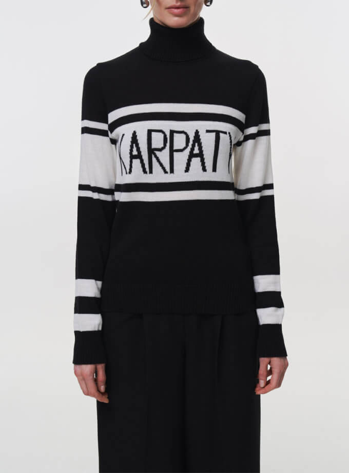 Джемпер KARPATY чорний J.D.WOOL (JDW_J.D.2788) - фото 11