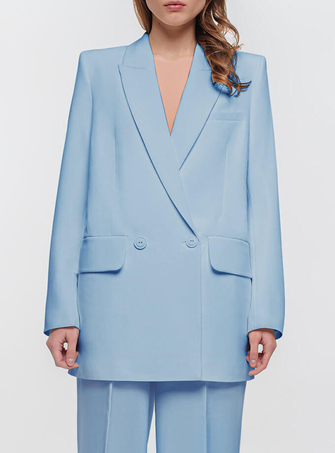 Oversize піджак блакитний MAGNETIC (MGN_1812LB)