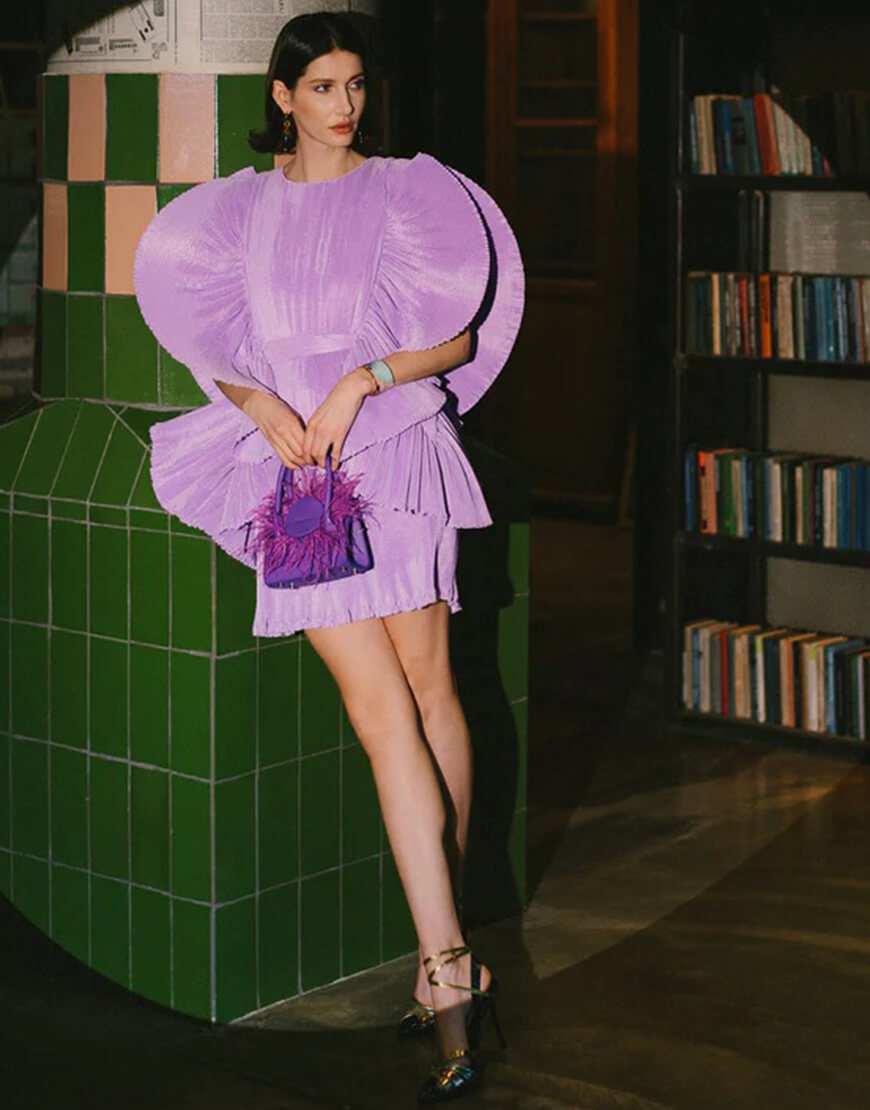 minipurple2 Сумка Gracia Mini (VS_v1103-15011) - фото 4