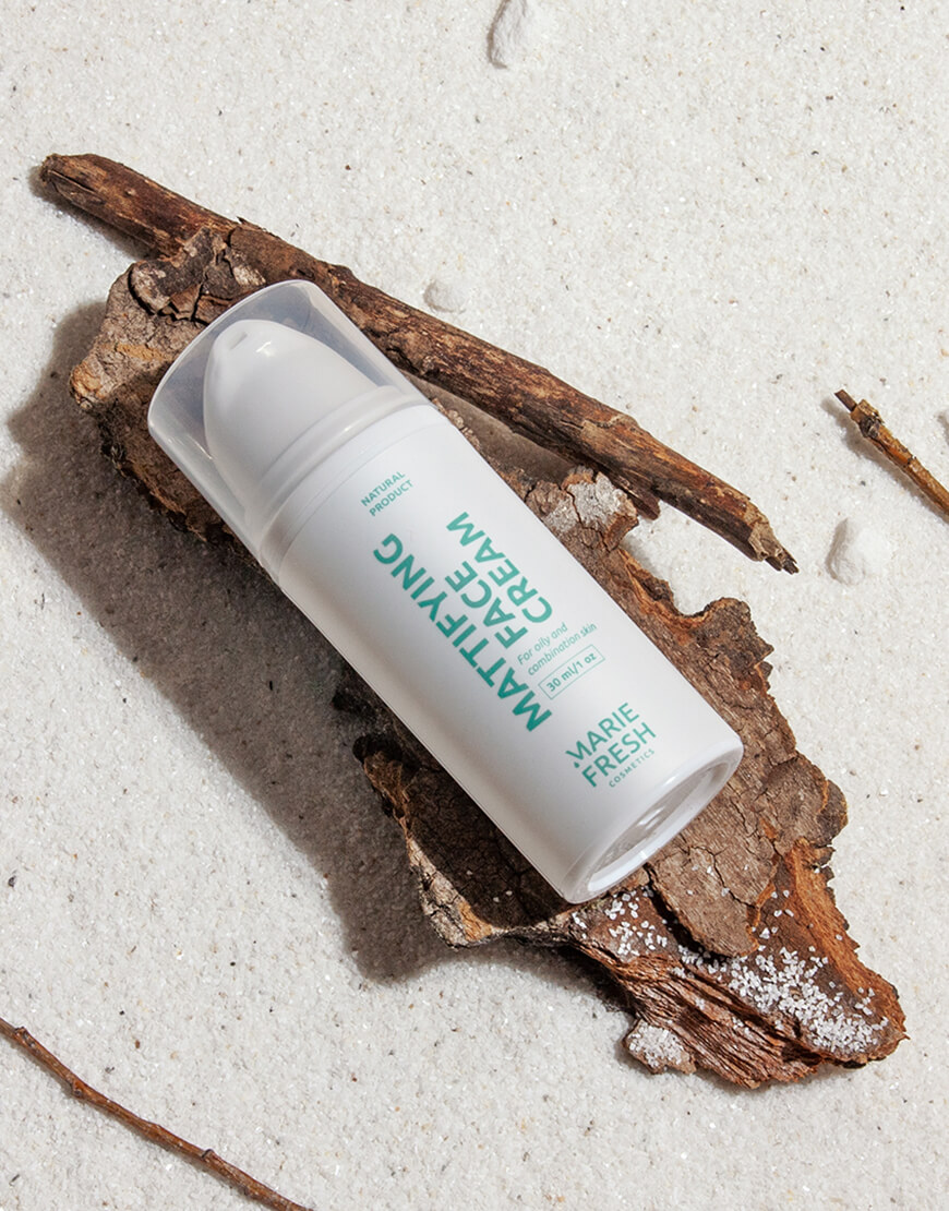 IMG_2421p (1) Матувальний крем Marie Fresh Mattifying для жирної та комбінованої шкіри 30 мл MARIE FRESH COSMETICS (MRFC_ocfc-2-30) - фото 4