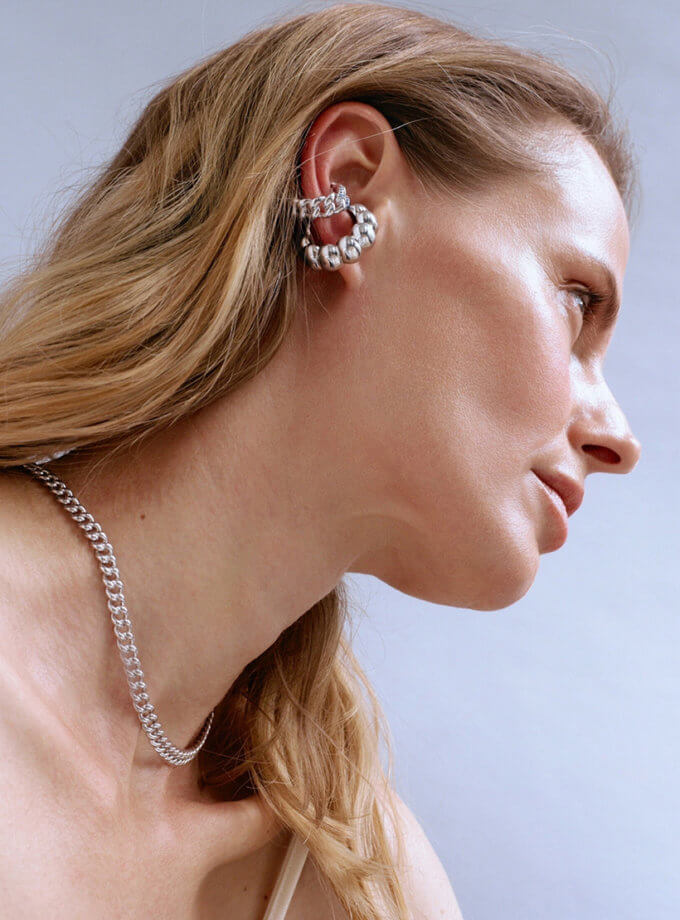 Каф-каблучка Puffy RIMMART JEWELRY (RAJ_RRApl-042-1-1)