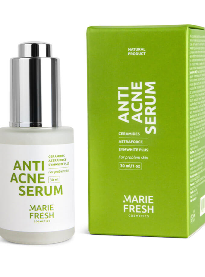 Сироватка Anti Acne Marie Fresh з AHA кислотами для проблемної шкіри 30 мл MARIE FRESH COSMETICS (MRFC_saa-1-30)