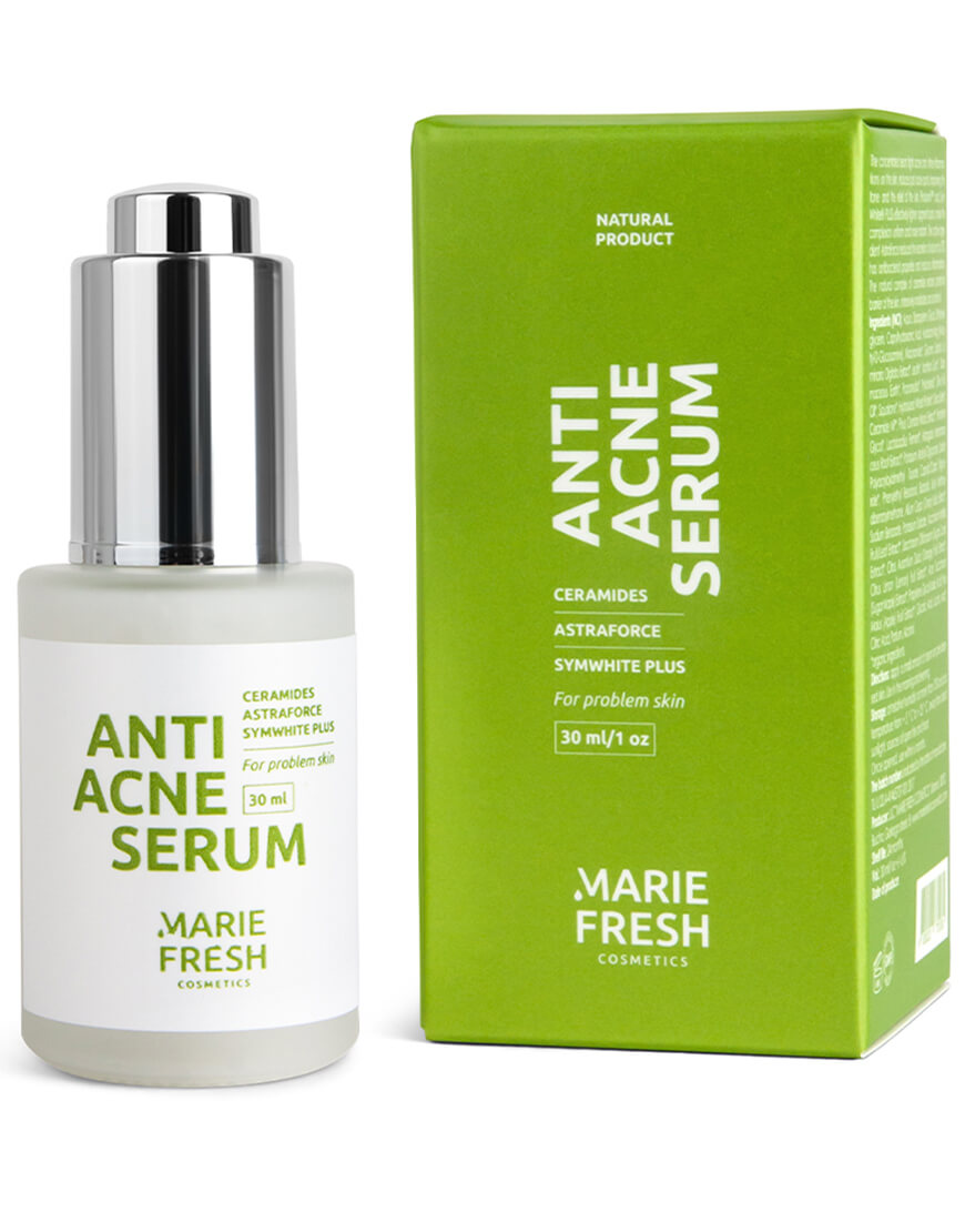 saa-1-30 (1) Сироватка Anti Acne Marie Fresh з AHA кислотами для проблемної шкіри 30 мл MARIE FRESH COSMETICS (MRFC_saa-1-30) - фото 2