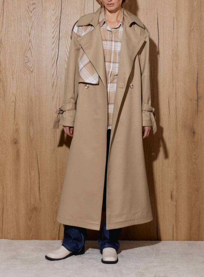 Тренч - Бежевий Бавовняний WKMF (WKMF_192_1)