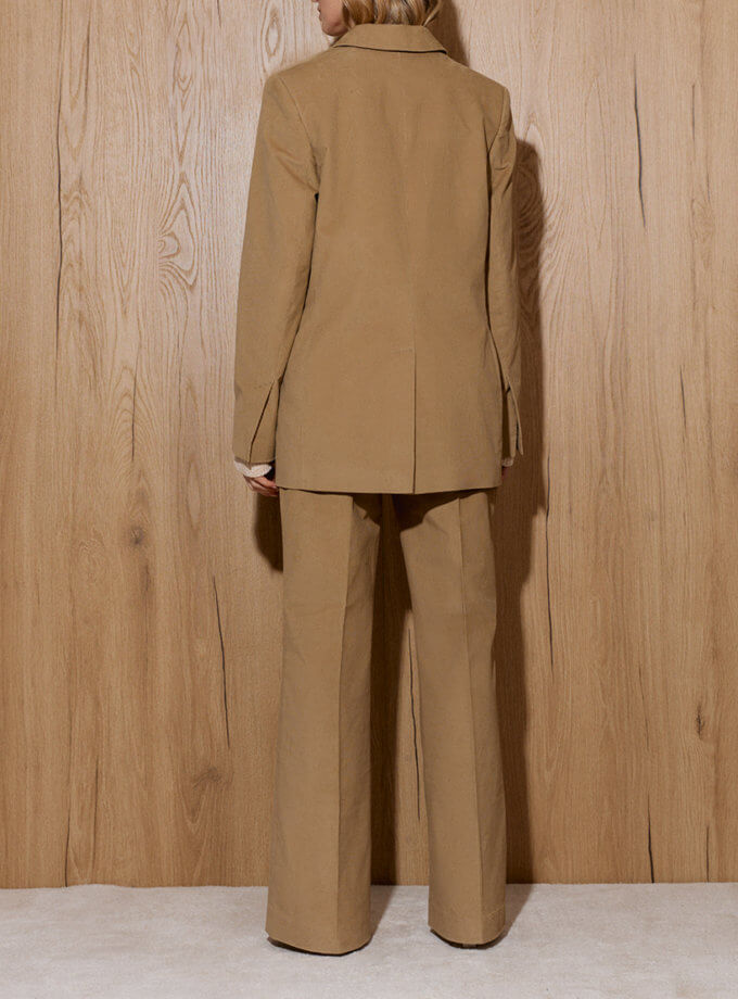 Брюки - Бежеві Велюрові WKMF (WKMF_195_1)