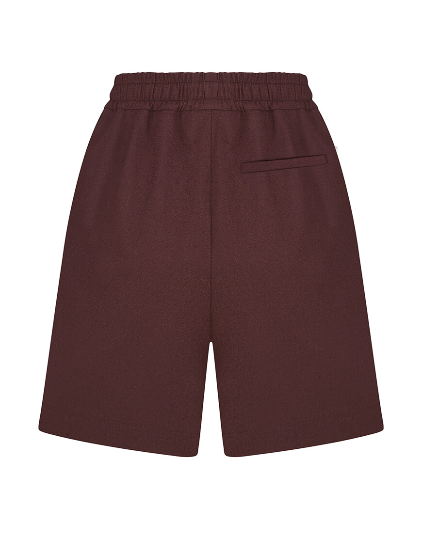 Amalfi_shorts_chocolate_2 Льняні шорти CHALETY (CHLT_Amalfi_Shorts_ Chocolate) - фото 2