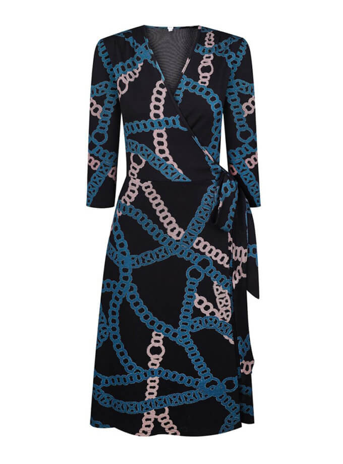 Сукня на запах NOMA STUDIO (NOMA_ 172022 blue)