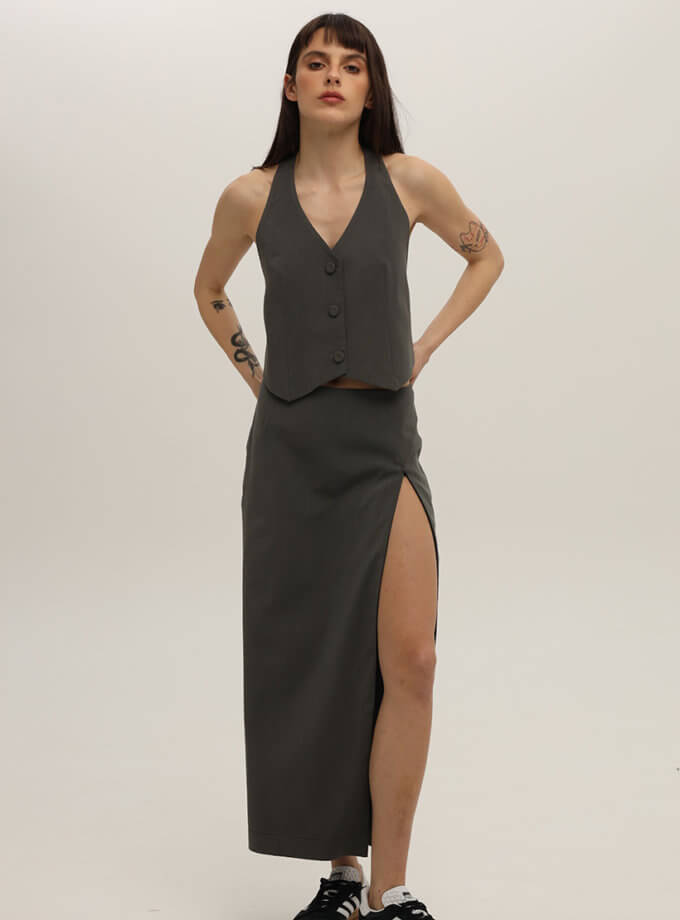 Спідниця сіра NOMA STUDIO (NOMA_192024)