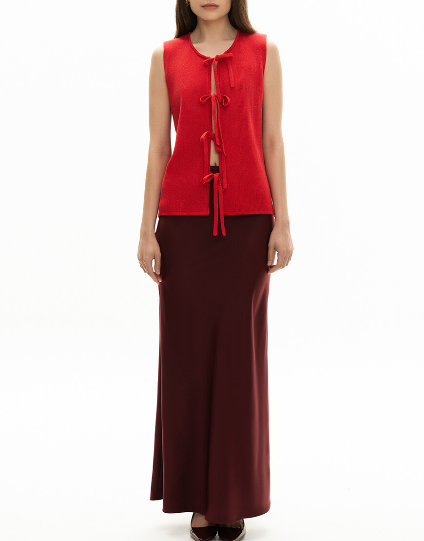 iam11646 (1) Топ Red Vest IAM (IAM_RD/VST) - фото 2