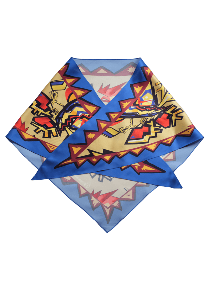 Шовкова хустка Кугутик з одностороннім друком NESAMOVYTO (NST_KUG1)