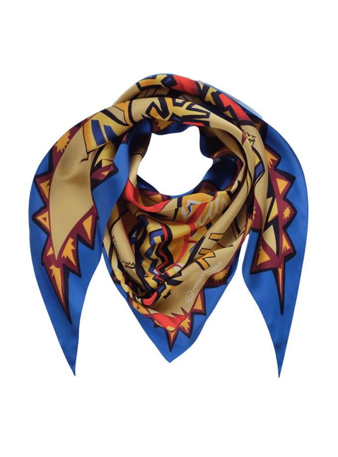 Шовкова хустка Кугутик з одностороннім друком NESAMOVYTO (NST_KUG1)