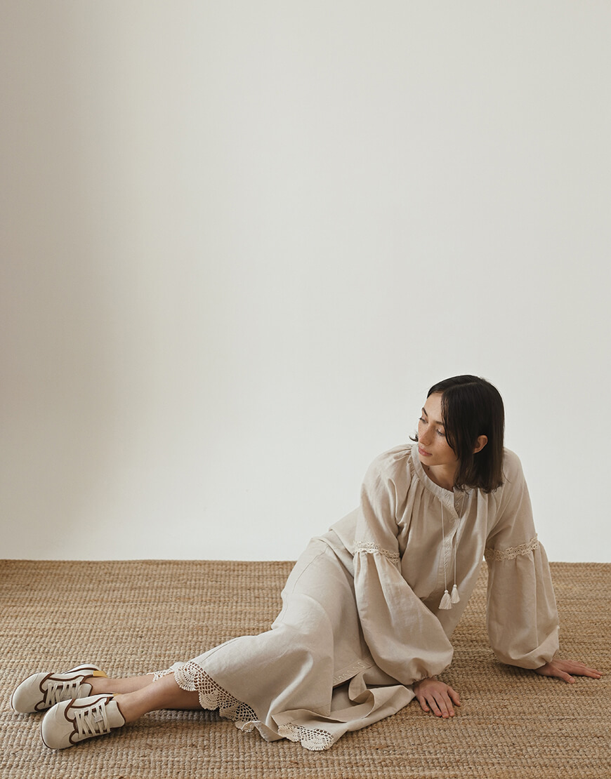 Processed with VSCO with a6 preset Сукня Podyh - Beige NYNI (NN_096-100-02) - фото 4