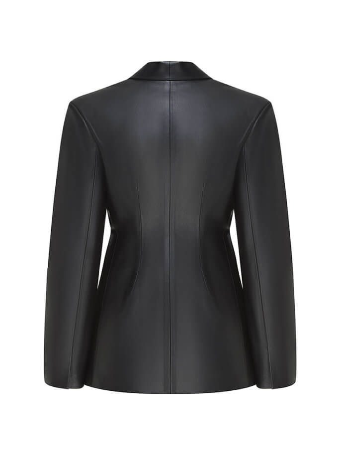 Шкіряний блейзер WILD HEARTS (WH_blzrlthr-blc024)