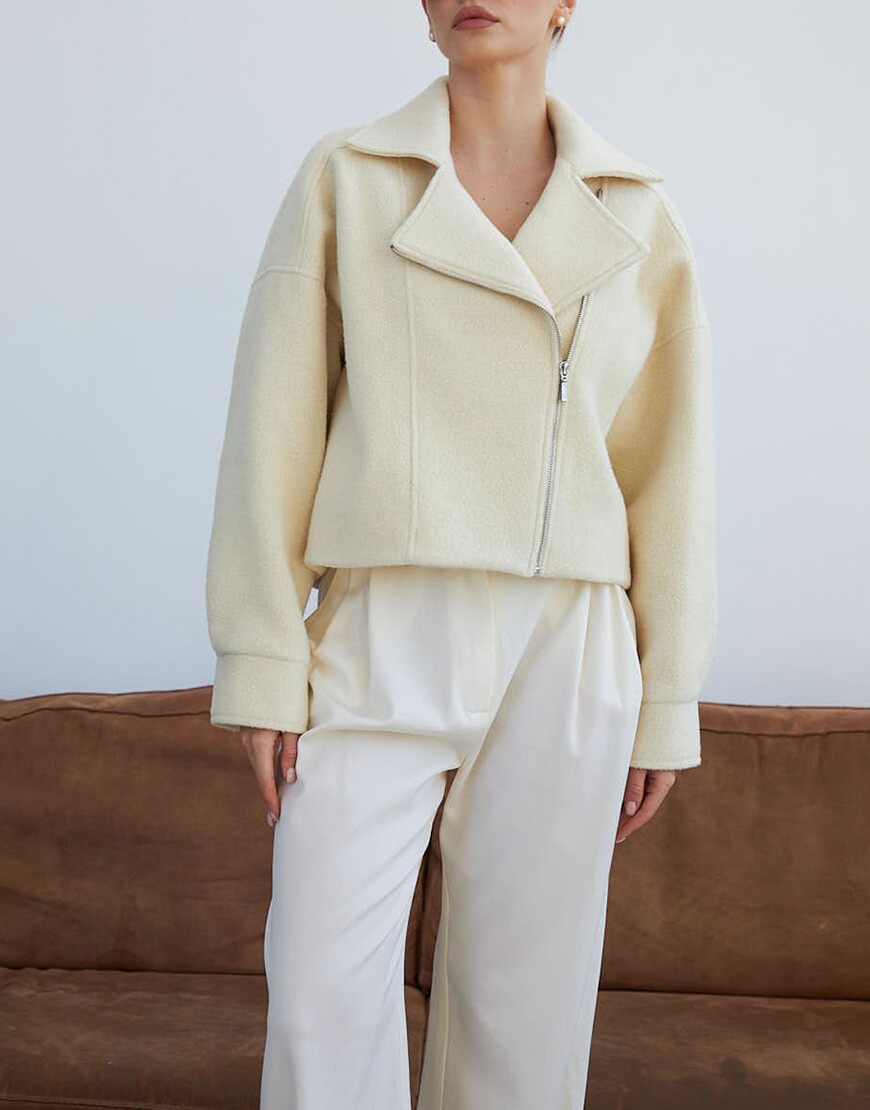 22559 Короткий піджак з натуральної вовни THE ESSENCE (ESSENCE_THE24-54) - фото 5