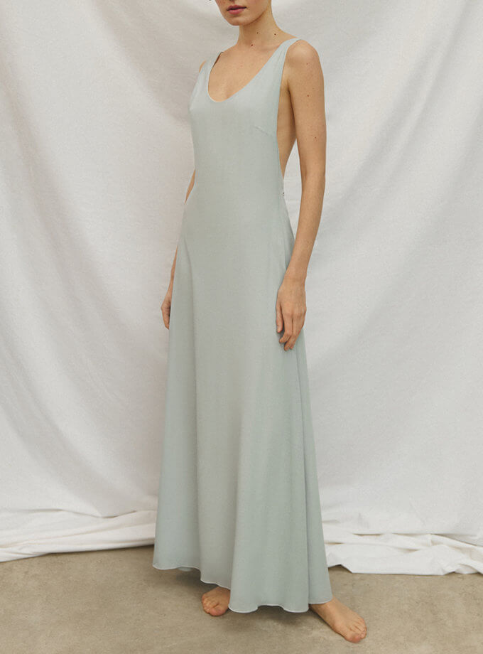 Сукня максі з відкритою спиною THE ESSENCE (ESSENCE_TE24-15)