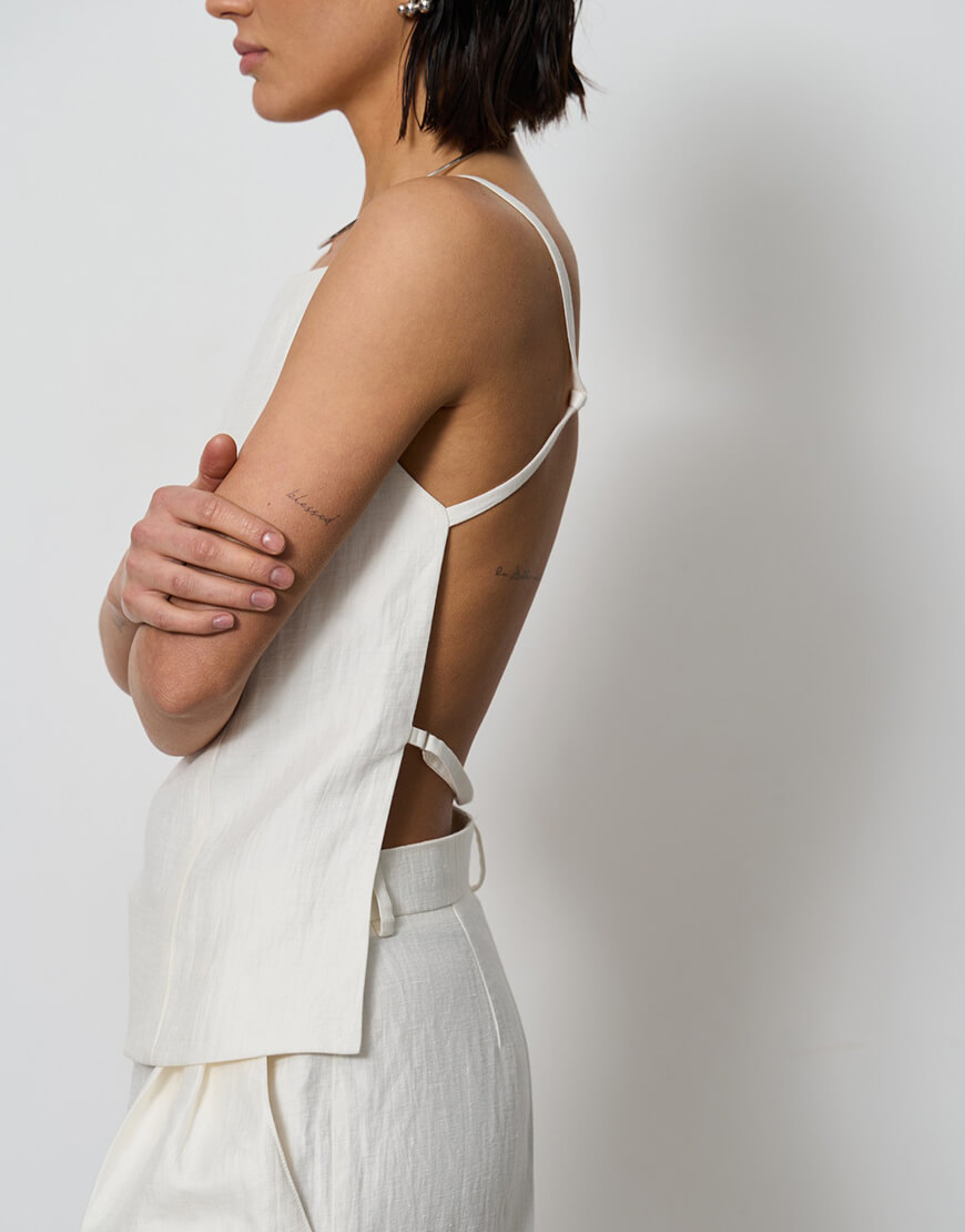 AK_0317_resized Топ з відкритою спиною, молочний SAVOUR (SVR_VS-003) - фото 2