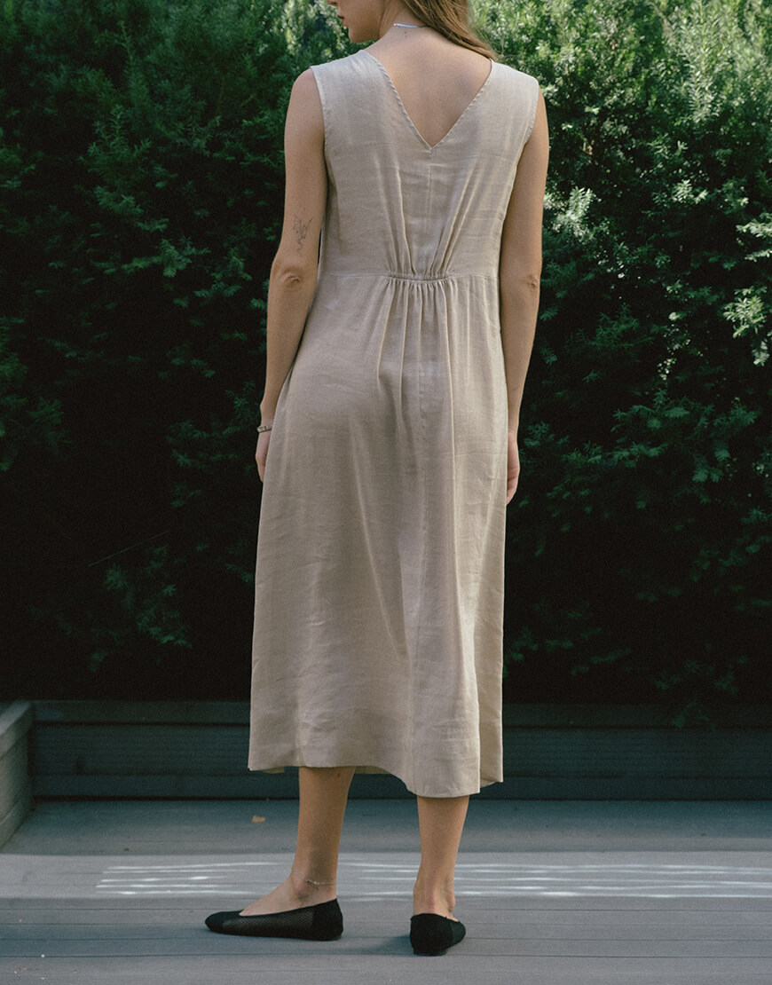 DSCF4061 Сукня Пустеля шовково-льняна SANVY (SNV_SANDR_SL_1) - фото 4