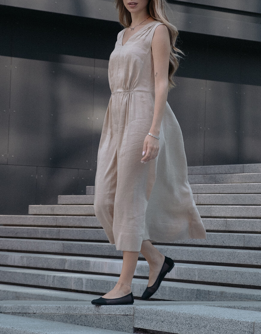 DSCF4118 Сукня Пустеля шовково-льняна SANVY (SNV_SANDR_SL_1) - фото 5