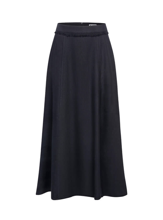 Чорна спідниця міді SANVY (SNV_SANSK_TEN_1)