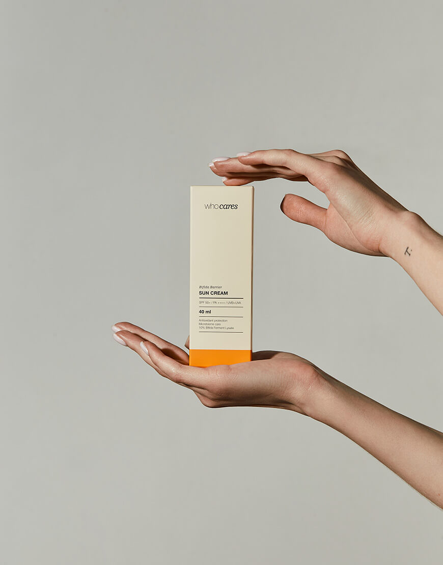 IMG_9241 Сонцезахисний крем з антиоксидантним захистом Bifida Barrier WHOCARES (WC_5174) - фото 2