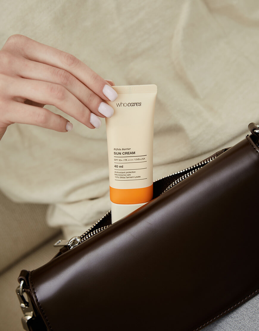 IMG_9422 Сонцезахисний крем з антиоксидантним захистом Bifida Barrier WHOCARES (WC_5174) - фото 5