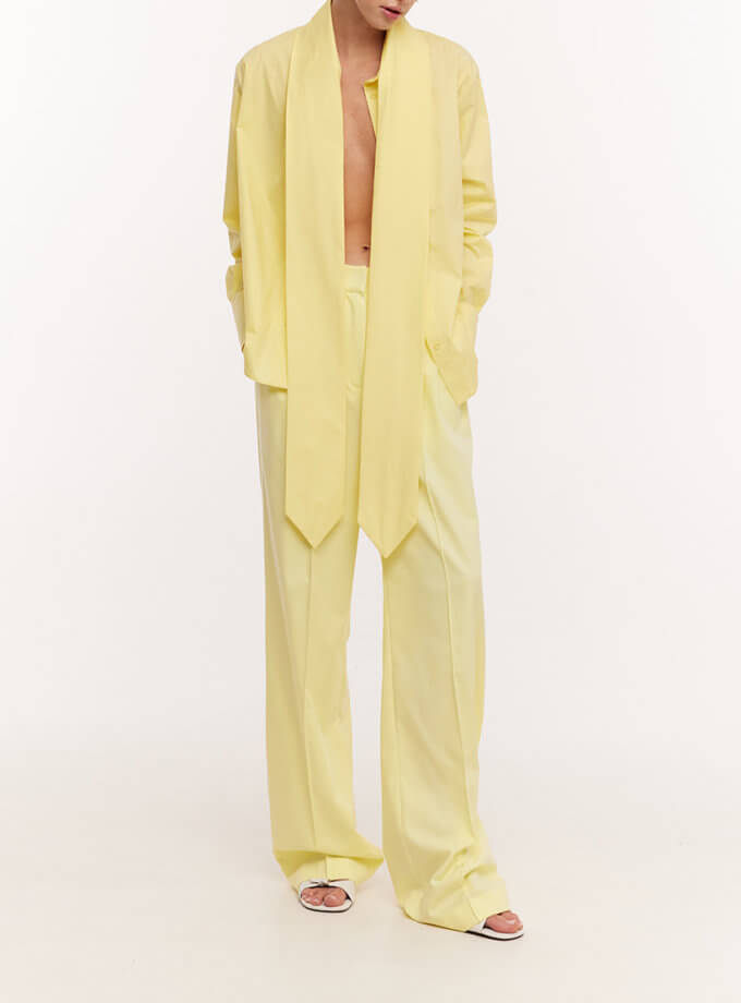 Штани-палаццо Kate жовті MY x MY (MC_ MY13724)