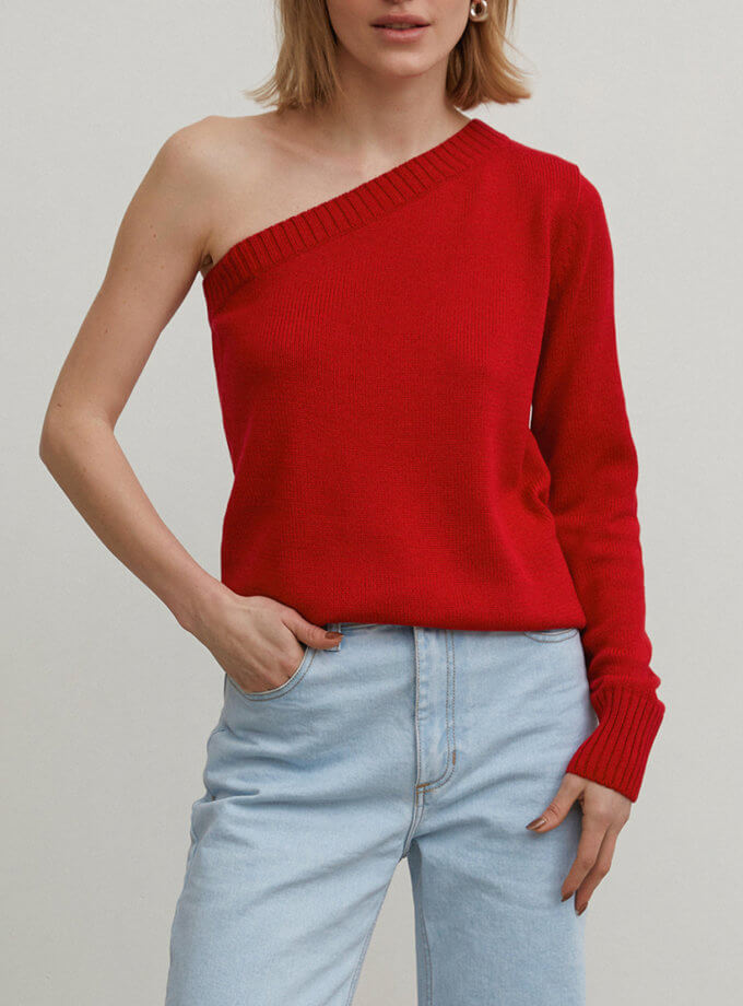 Светр з бавовни на одне плече L.A.B BY TERNOVSKAYA (LAB_SS2405)