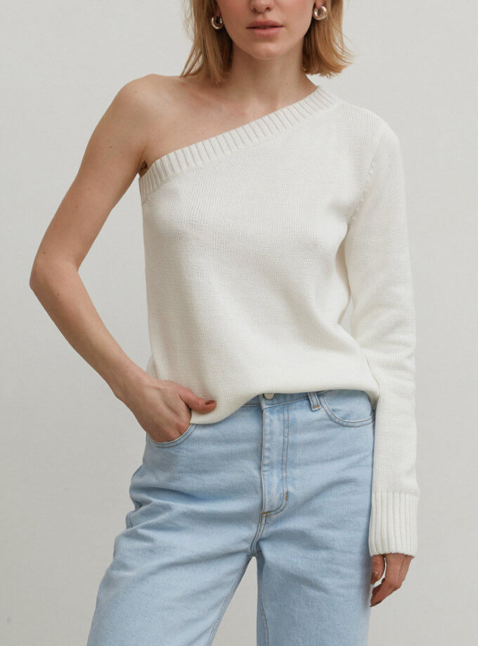 Светр з бавовни на одне плече L.A.B BY TERNOVSKAYA (LAB_SS2402)