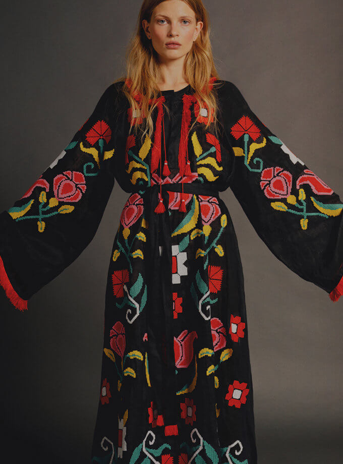 Cукня Рута кольорова VARENYKY FASHION (VRNK_UA-7700)