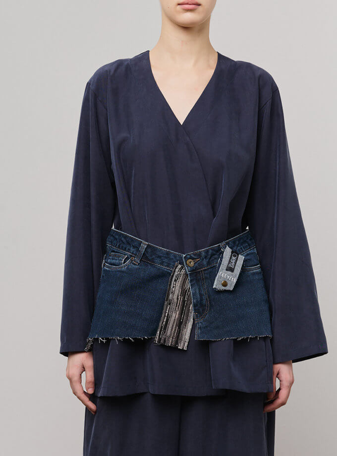 Пасок-корсет recycle denim ZHARKO (ZHRK_kzall242500005recycleb)