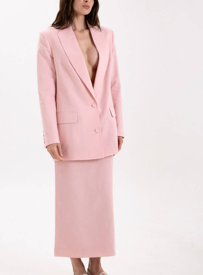 Міді спідниця з льону WONDER (WNDR_ss24_lmspc_01) - фото 9