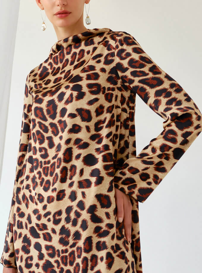 Леопардова сукня OUN (oun_F-SS22-09)
